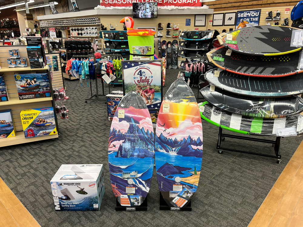 Summer gear at Sun & Ski Sports Charlotte