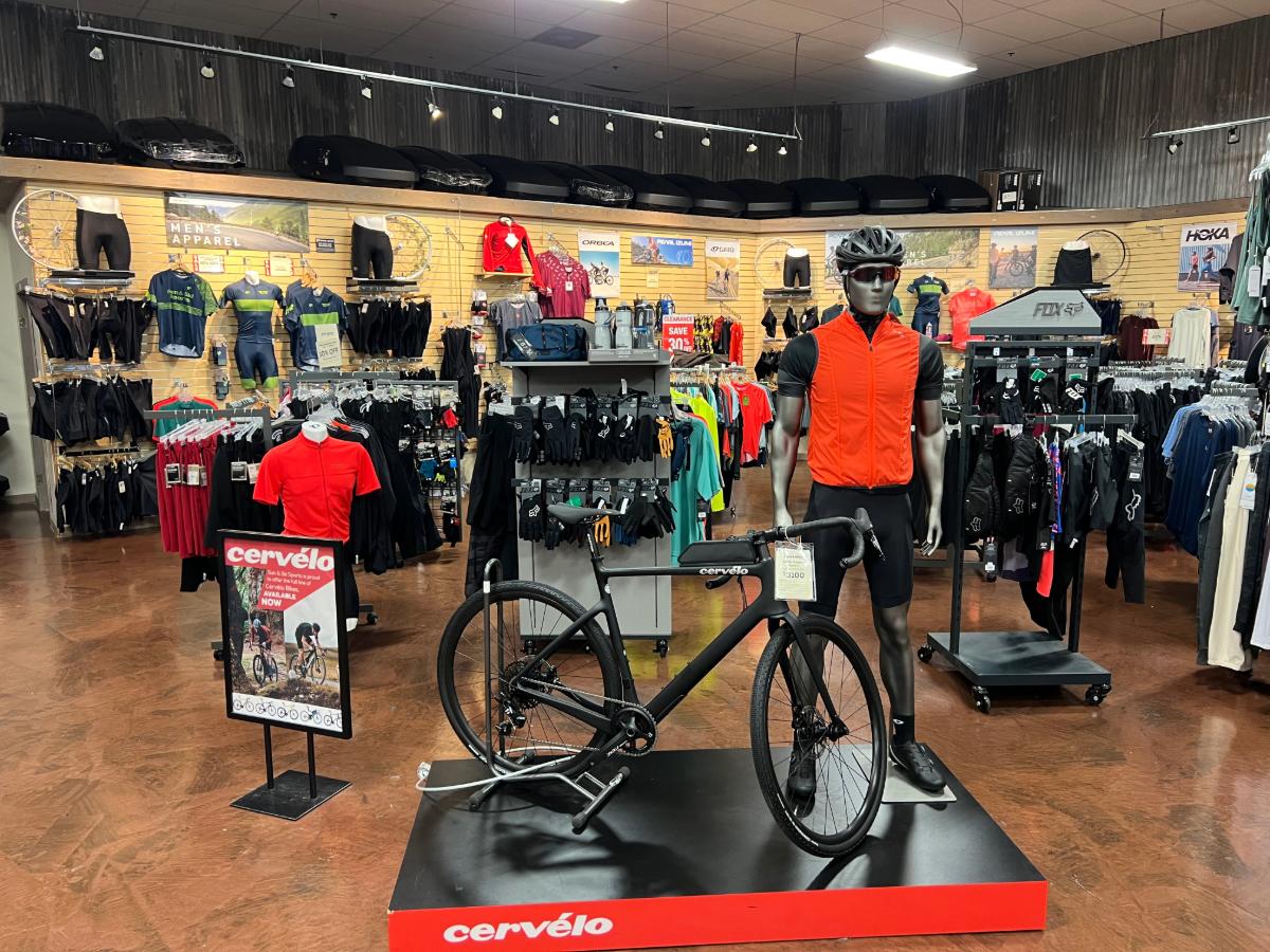  Biking gear at Sun & Ski Sports in Houston (Westheimer)